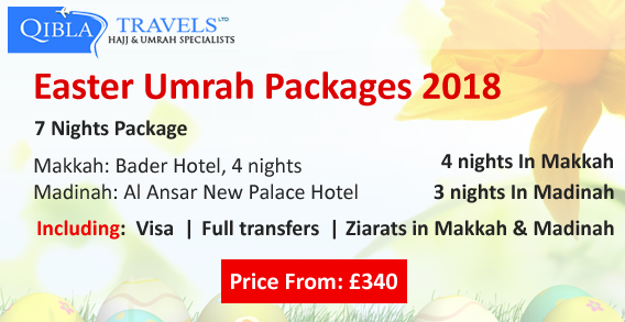 Perform Umrah during Easter holidays from UK